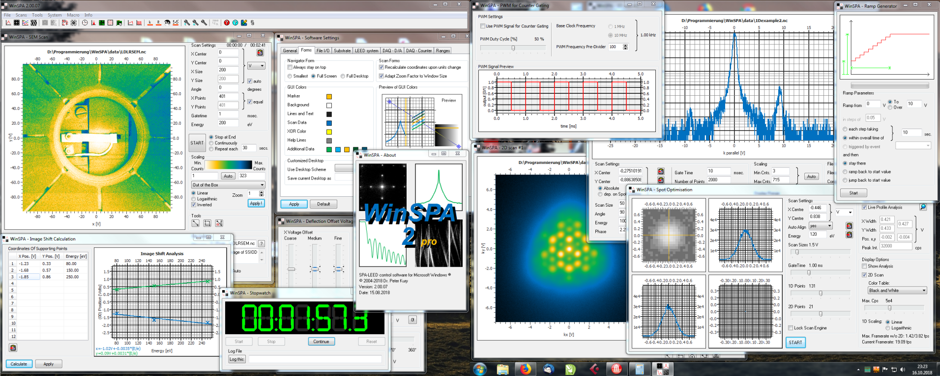 Screenshot von WinSPA Screenshot